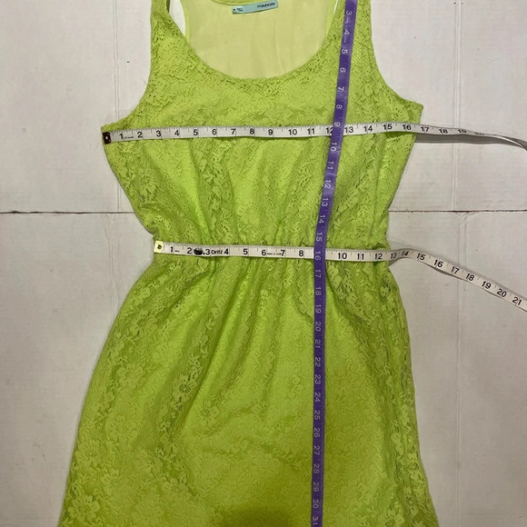 Maurice’s Lime Green Lace Dress Size Medium - Picture 6 of 7